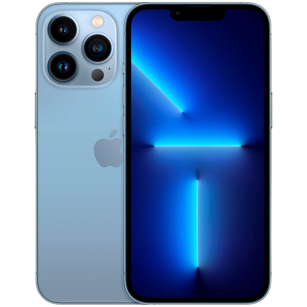 Used Apple iPhone 13 Pro, 128GB, Sierra Blue - Unlocked (Renewed)