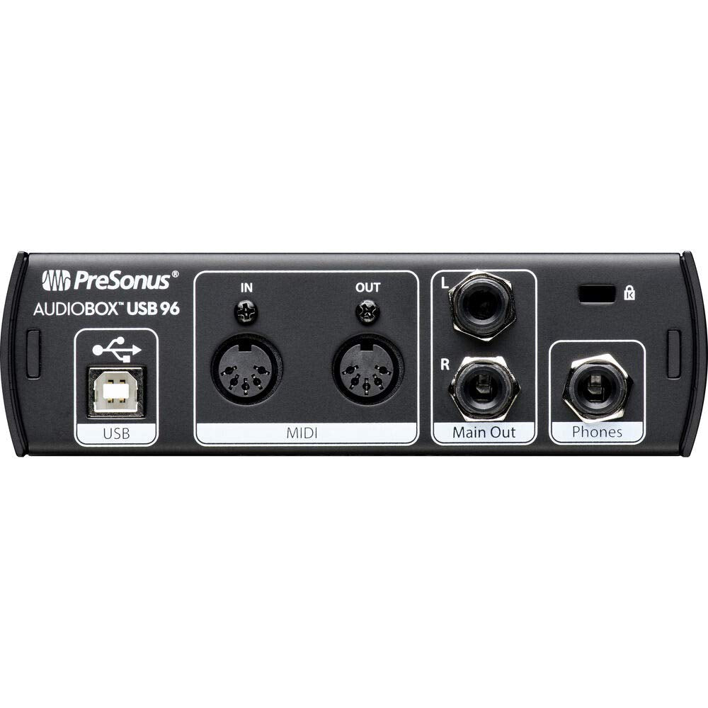PreSonus AudioBox USB 96 Recording Bundle with Studio Monitors, Condenser Mic, Isolation Shield & Software – Complete Home Studio Kit for Music Production & Podcasting