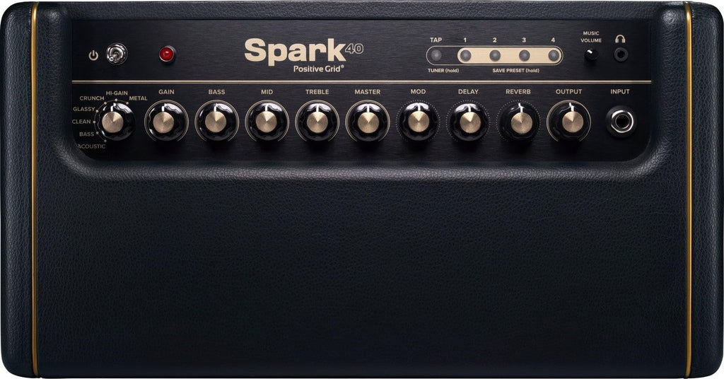 Positive Grid Spark Guitar Amplifier + Traveler Bag Bundle - Electric, Bass and Acoustic Guitar 40-Watt Combo Amp Including Spark Mobile App