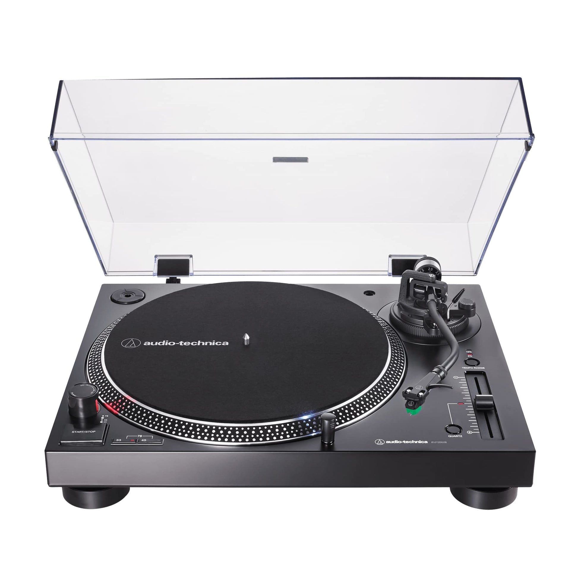 Audio-Technica AT-LP120XUSB-BK Direct-Drive Turntable (Analog & USB), Fully Manual, Used