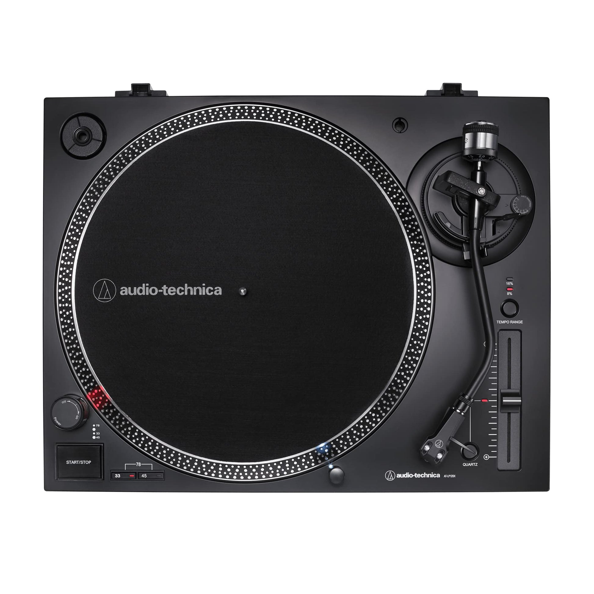 Audio-Technica AT-LP120XUSB-BK Direct-Drive Turntable (Analog & USB), Fully Manual, Used