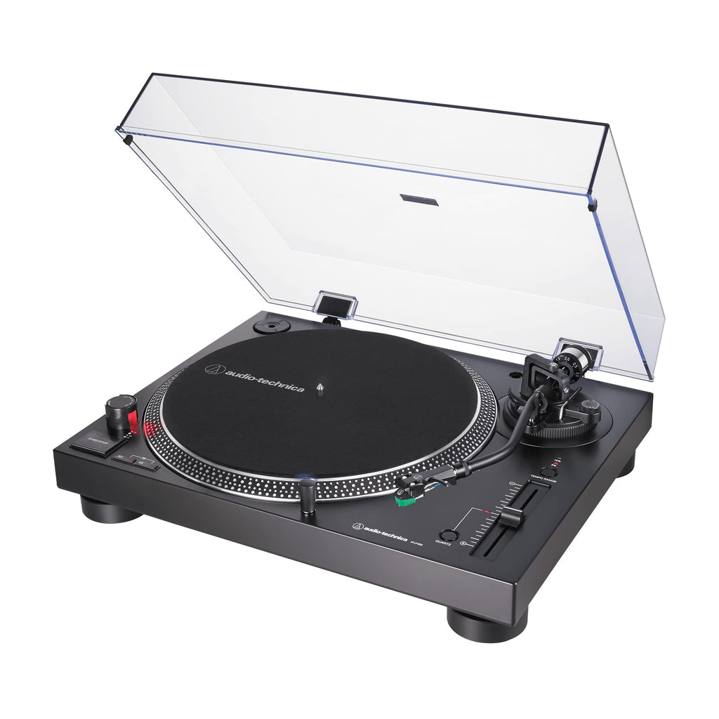Audio-Technica AT-LP120XUSB-BK Direct-Drive Turntable (Analog & USB), Fully Manual, Used