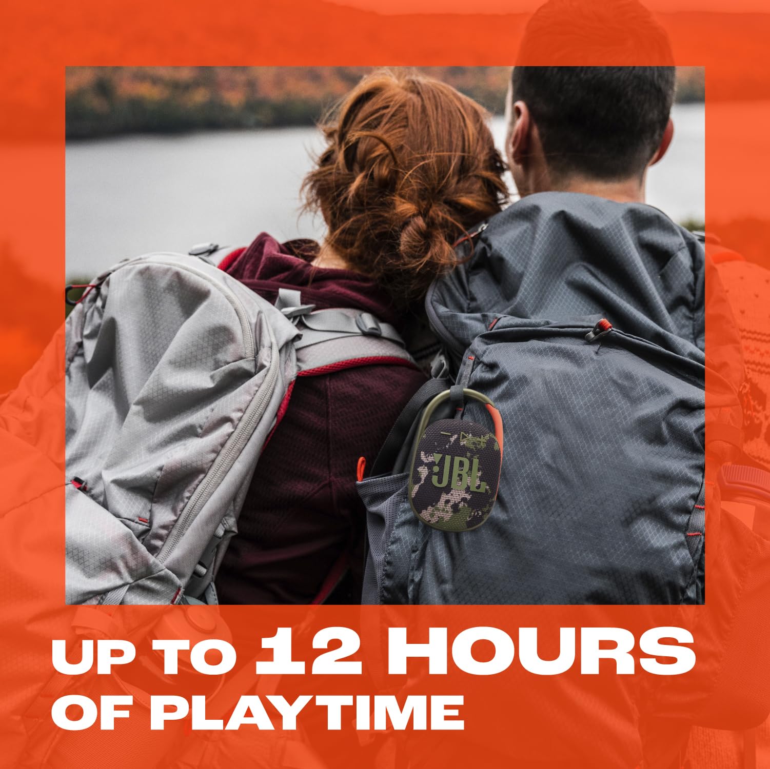 JBL Clip 5 - Ultra-Portable, Waterproof & Dustproof Bluetooth Speaker, Big Pro Sound with Punchy bass, Integrated Carabiner, Up to 12 Hours of Play, Made in Part with Recycled Materials (Black)