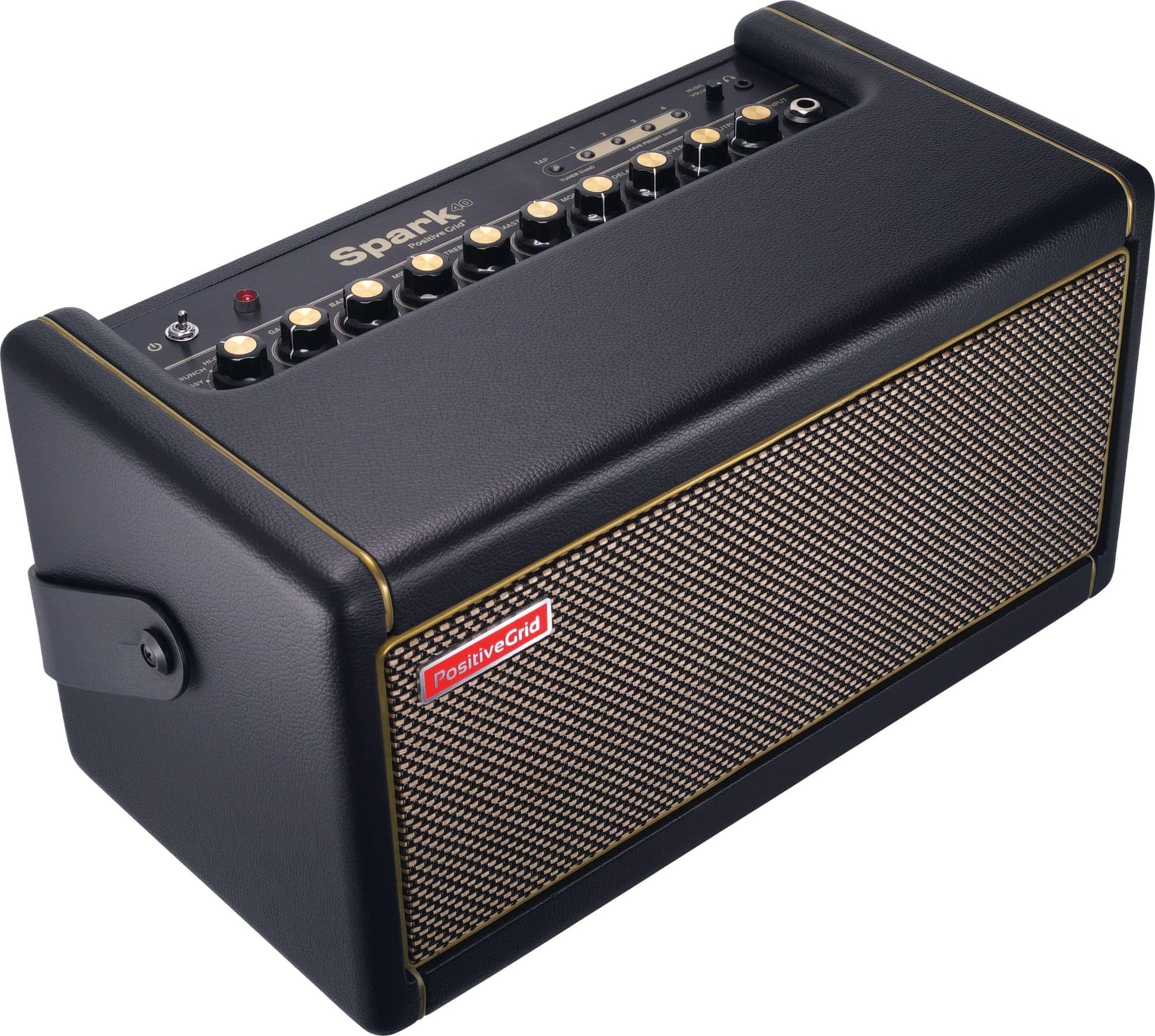 Positive Grid Spark Guitar Amplifier + Traveler Bag Bundle - Electric, Bass and Acoustic Guitar 40-Watt Combo Amp Including Spark Mobile App
