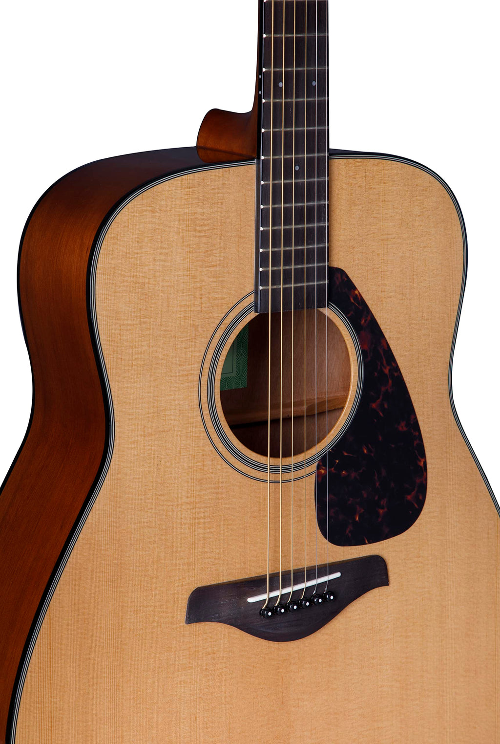 Yamaha 6 String Beginner Solid Spruce Top Traditional Western Dreadnought Acoustic Guitar With Rosewood FIngerboard, Natural Finish, Right, (FG800J NT)