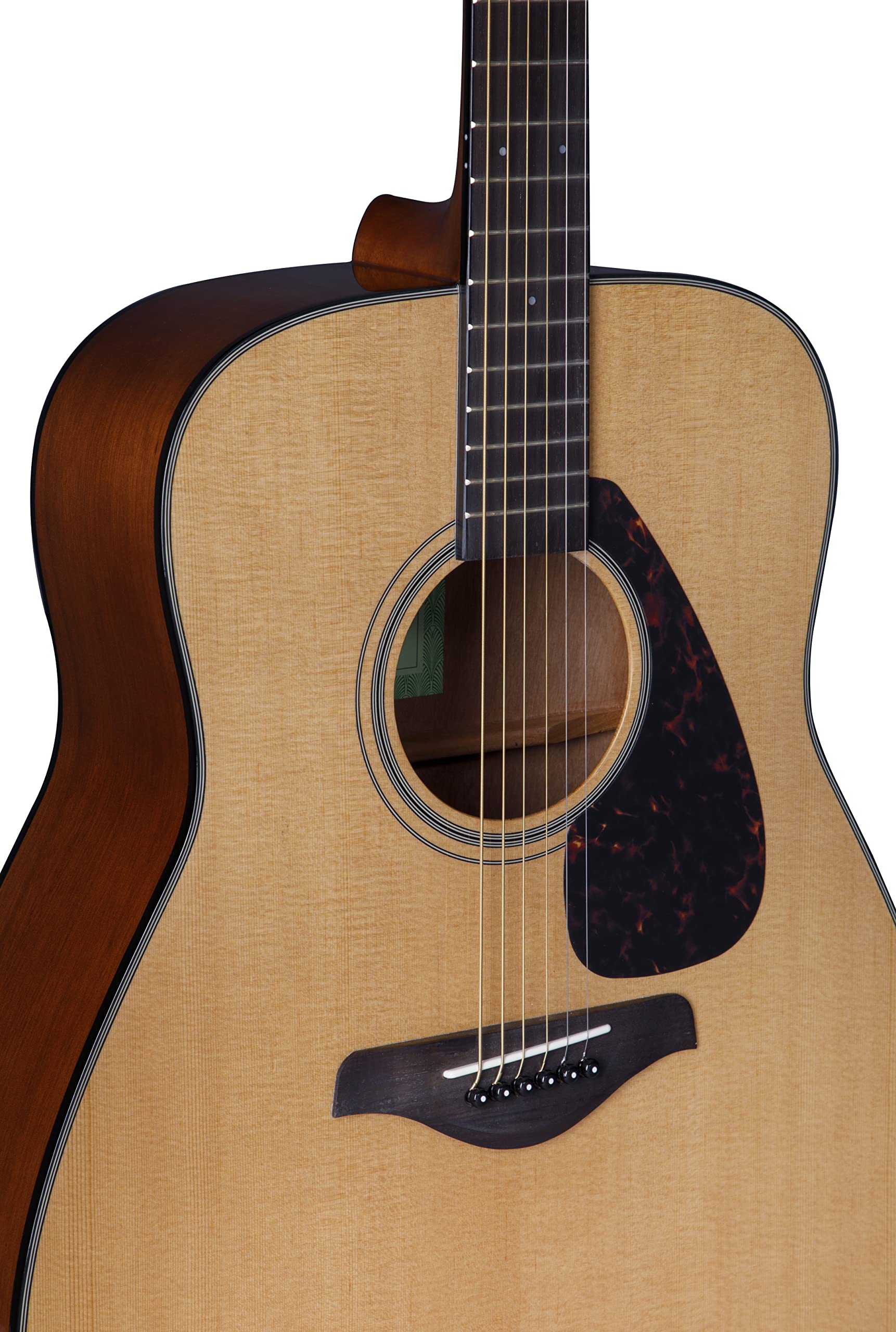 Yamaha 6 String Beginner Solid Spruce Top Traditional Western Dreadnought Acoustic Guitar With Rosewood FIngerboard, Natural Finish, Right, (FG800J NT)