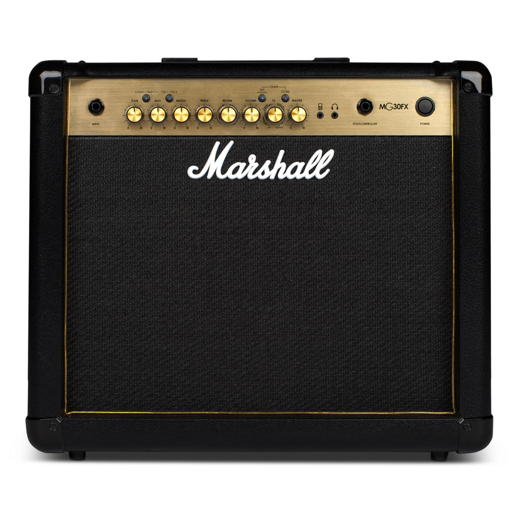 Marshall Amps Guitar Combo Amplifier, 3.5mm Jack, Black (M-MG30GFX-U)