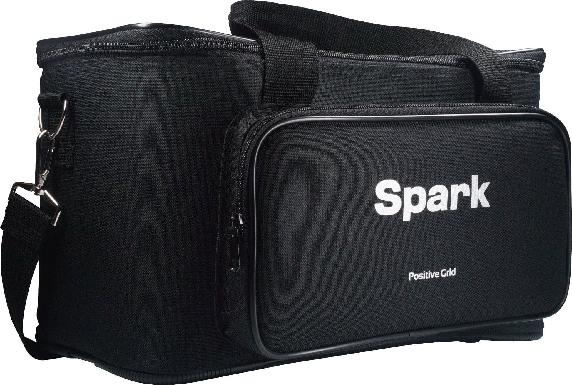 Positive Grid Spark Guitar Amplifier + Traveler Bag Bundle - Electric, Bass and Acoustic Guitar 40-Watt Combo Amp Including Spark Mobile App